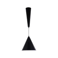 lampe cône design noir