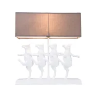 lampe vaches blanches cancan
