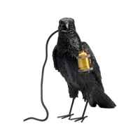 lampe corbeau noir