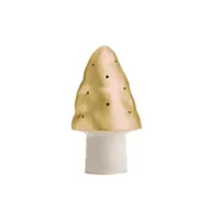 lampe champignon petit dore 360208go