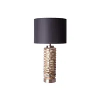 lampe de salon en acier noir, 42x42x79 cm