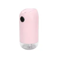 humidificateur d'air portable 500 ml mini, rechargeable par usb, avec veilleuse - rose