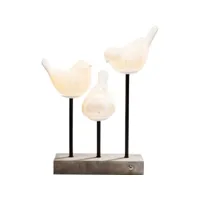 lampe oiseaux porcelaine