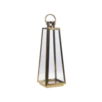 lanterne conique dorée 50 cm