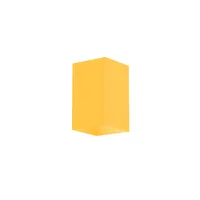 lumicom  cube plafonnier, 1x gu10, max 33w, métal, jaune, h10cm 303006000154