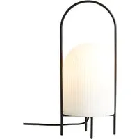 woud - lampe de table fantôme, ø 15 x h 38 cm, noir / blanc