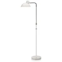 fritz hansen - kaiser idell 6580-f luxus lampadaire, blanc / chrome