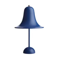 verpan - pantop portable led lampe rechargeable ø 30 x 18 cm, classic blue matt
