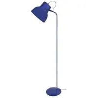 autres luminaires tosel 95068 lampadaire liseuse articulé métal bleu marine l 29 p 29 h 150 cm ampoule e27
