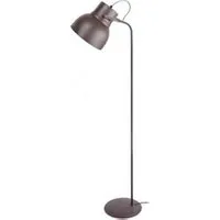 autres luminaires tosel 95067 lampadaire liseuse articulé métal marron l 29 p 29 h 150 cm ampoule e27