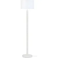 lampe de lecture tosel 51261 lampadaire droit bois blanc l 35 p 35 h 150 cm ampoule e27
