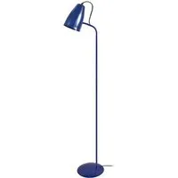 lampe de lecture tosel 95110 lampadaire liseuse articulé métal bleu l 40 p 40 h 150 cm ampoule e27