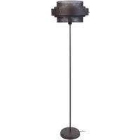 lampe de lecture tosel 50135 lampadaire droit métal marron l 35 p 35 h 170 cm ampoule e27