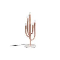 lampe à poser sklum lampe kora or rose 64 cm