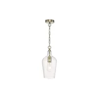 suspension dar lighting dar nida - dome suspension laiton antique verre