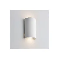 applique endon directory lighting endon - applique murale d'intérieur à 2 ampoules en plâtre blanc