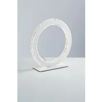 lampe à poser fan europe luce_ambiente_design - lampe de table circulaire à led en cristal intégrée, 4000k