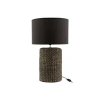 lampe à poser generique lampe à poser béton & coton scratch 68cm gris