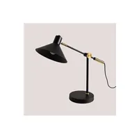 lampe à poser sklum lampe clayt noir 61 cm