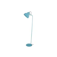 lampadaire tosel 95351 lampadaire liseuse articulé métal bleu l 25 p 25 h 150 cm ampoule e27