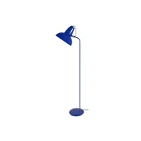 lampadaire tosel 95084 lampadaire liseuse articulé métal bleu l 29 p 29 h 150 cm ampoule e27