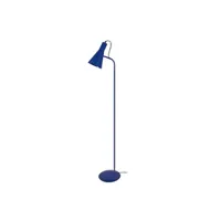 lampadaire tosel 95101 lampadaire liseuse articulé métal bleu l 40 p 40 h 150 cm ampoule e27