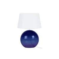 lampe à poser tosel 61585 lampe a poser vase verre violet et blanc l 35 p 35 h 50 cm ampoule e27