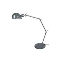 lampe de bureau tosel 90079 lampe de bureau articulé métal aluminium l 33 p 33 h 60 cm ampoule e27