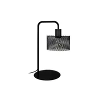 lampe de bureau tosel 90396 lampe de bureau arqué métal noir l 30 p 18 h 45 cm ampoule e27