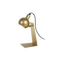 lampe de bureau tosel 90428 lampe de bureau articulé métal doré l 13 p 15 h 31 cm ampoule e14