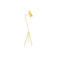lampadaire tosel 95312 lampadaire liseuse articulé métal jaune l 40 p 40 h 160 cm ampoule e27