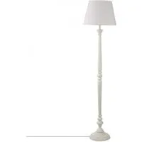 lampadaire bois blanc hauteur 153 cm