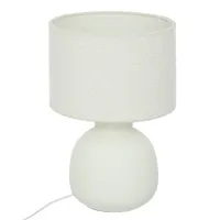 lampe ronde lali h43cm blanc