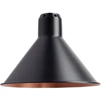 dcwéditions applique lampe gras n°304 noire - noir/ cuivre - conique