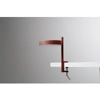 wästberg lampe de table pastille w182  - rouge oxydé - pince