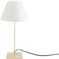 luceplan lampe de table costanzina - blanc/laiton