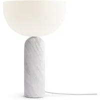 new works lampe de table kizu - marbre blanc - large