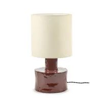serax lampe de table catherine - red beige