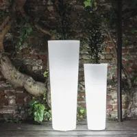 vase d'extérieur new pot illuminé de paolo rizzatto pour serralunga
