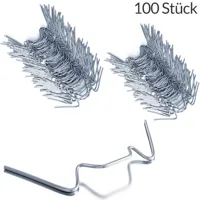 100x clips de vitrage en acier inoxydable pour serre