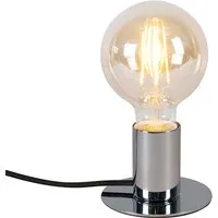 lampe de table moderne chrome - facil