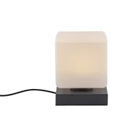 lampe de table gris foncé avec led dimmable avec le toucher - jano