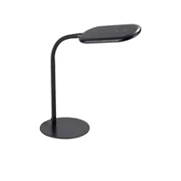 lampe de table moderne noire dimmable avec led - kiril