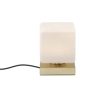lampe de table en laiton avec led dimmable avec le toucher - jano