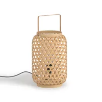 lampe à poser en bambou iska