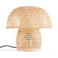 lampe à poser en bambou blini