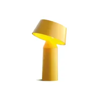 bicoca lampe de table jaune - marset