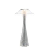space outdoor lampe de table chrome - kartell