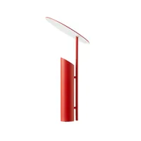 reflect lampe de table rouge mat - verpan