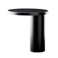 cylinda lampe de table noir mat - oluce